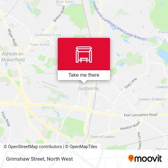 Grimshaw Street map