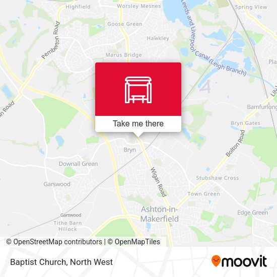 Baptist Church map