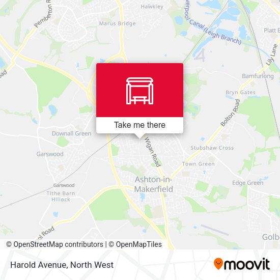Harold Avenue map