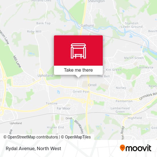 Rydal Avenue map