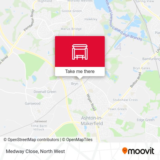 Medway Close map