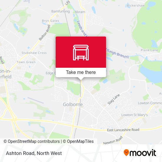 Ashton Road map