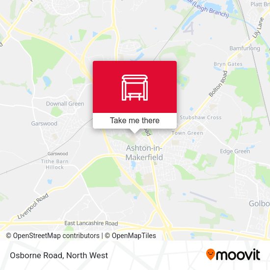 Osborne Road map