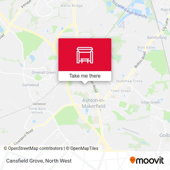 Cansfield Grove map