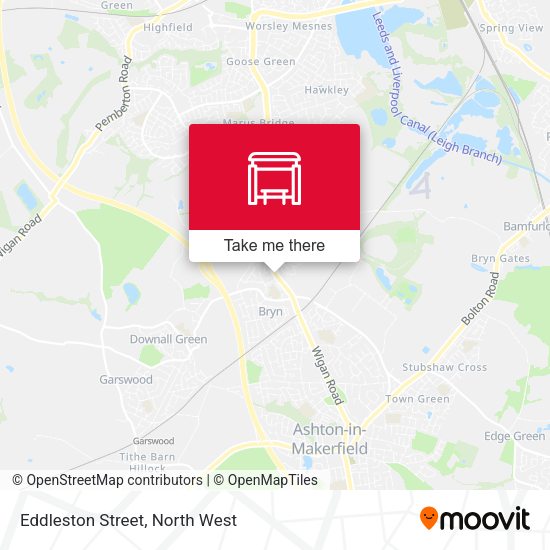Eddleston Street map
