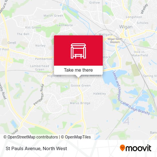 St Pauls Avenue map
