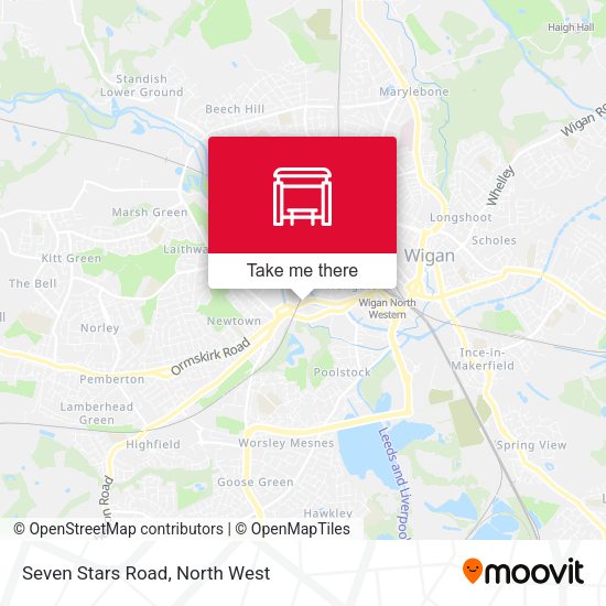 Seven Stars Road map