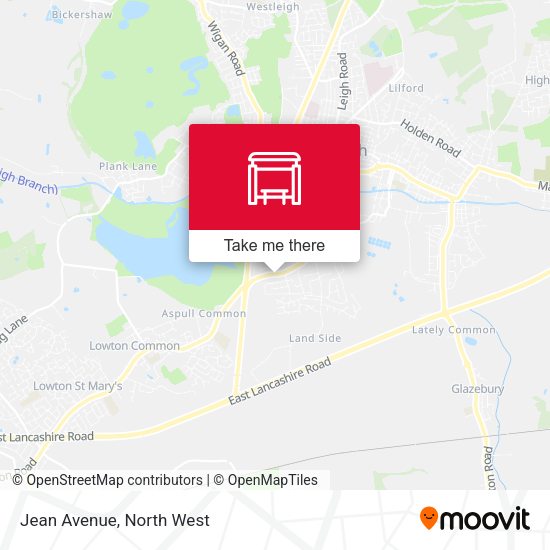 Jean Avenue map