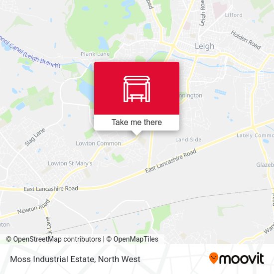 Moss Industrial Estate map