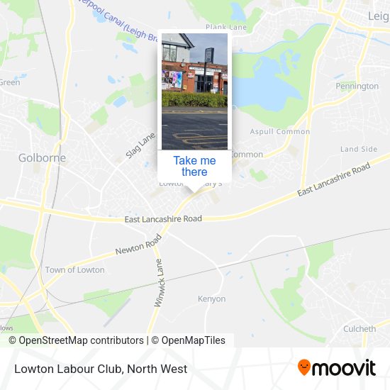 Lowton Labour Club map