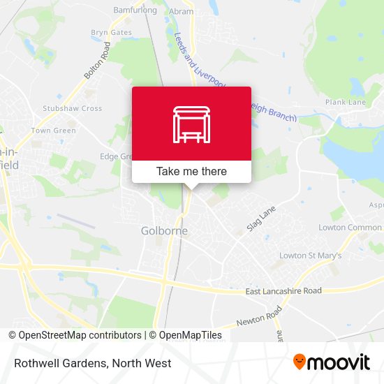 Rothwell Gardens map
