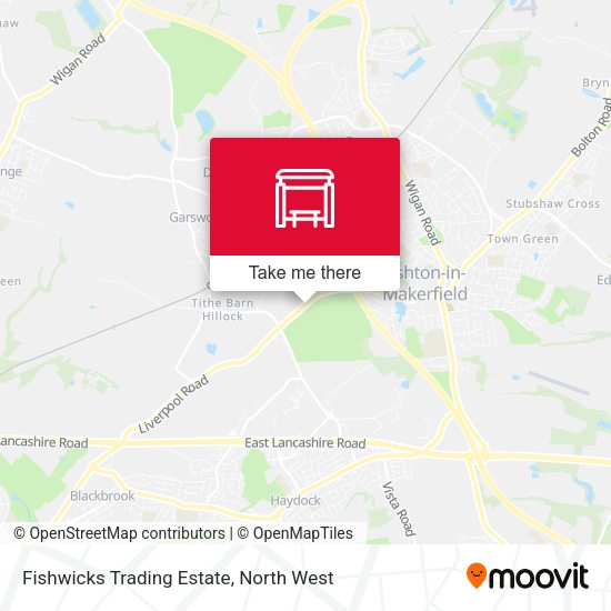 Fishwicks Trading Estate map