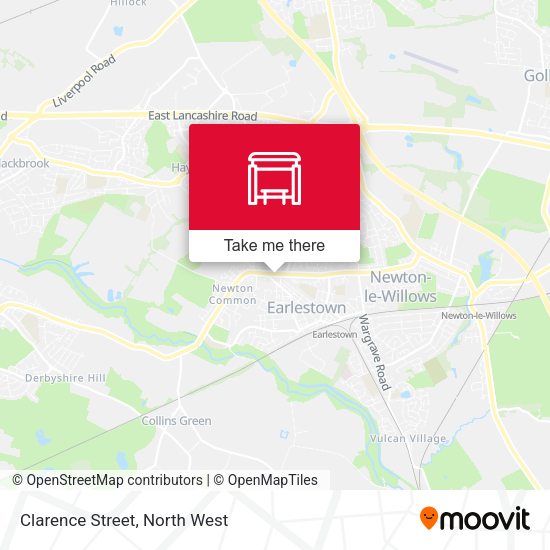 Clarence Street map