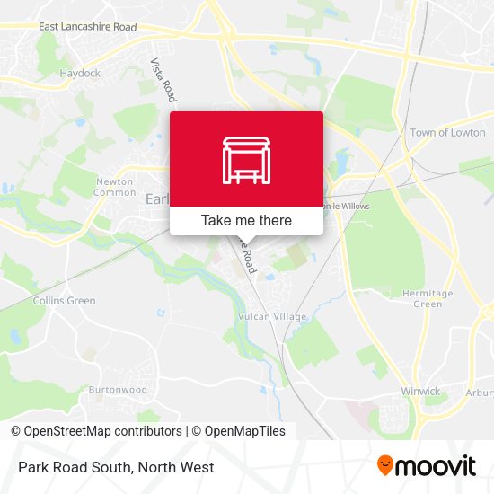 Park Road South map