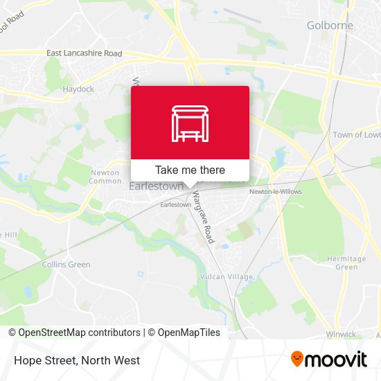 Hope Street map