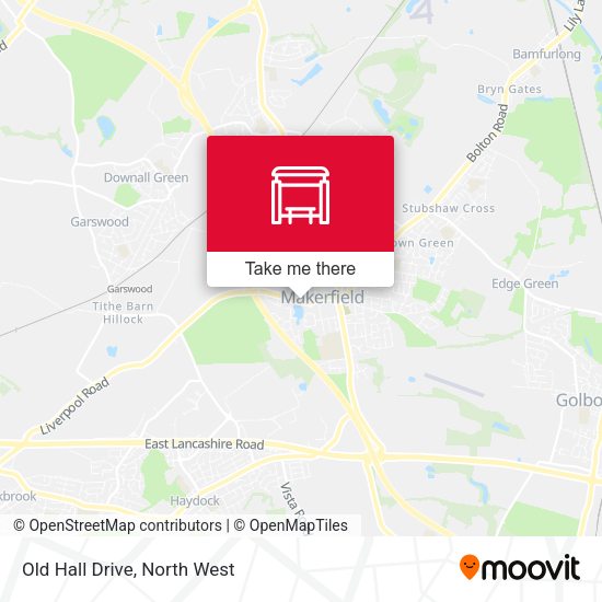 Old Hall Drive map