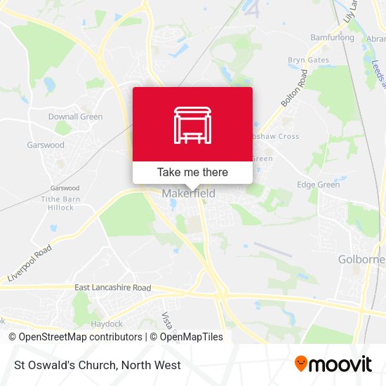 St Oswald's Church map