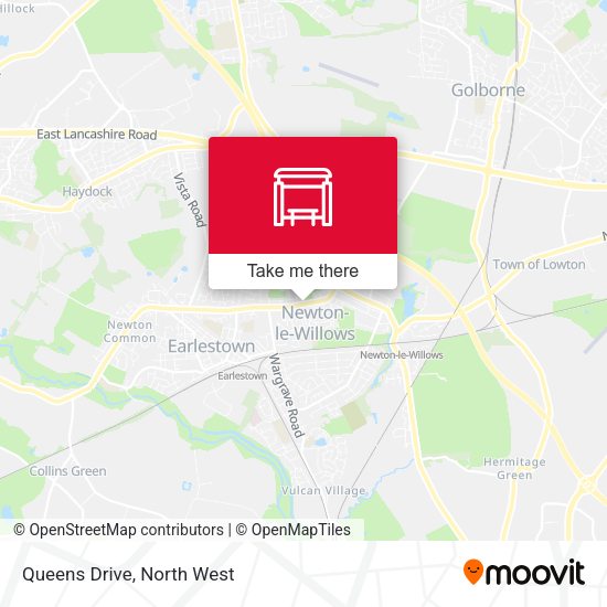 Queens Drive map