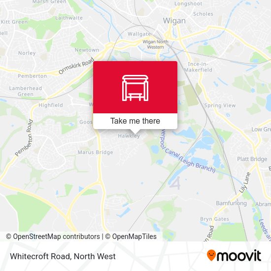 Whitecroft Road map