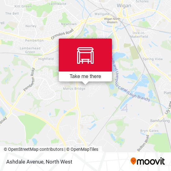 Ashdale Avenue map