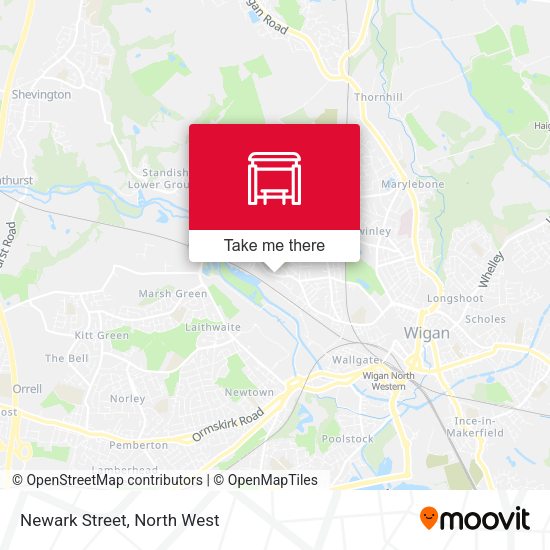 Newark Street map