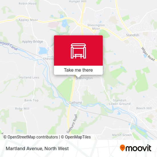 Martland Avenue map