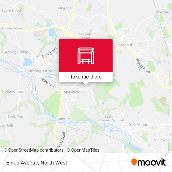 Elnup Avenue map