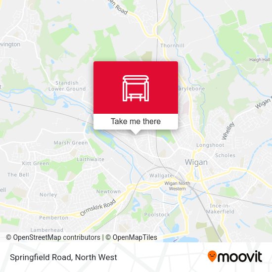 Springfield Road map