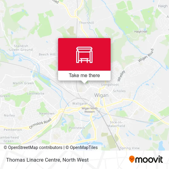 Thomas Linacre Centre map