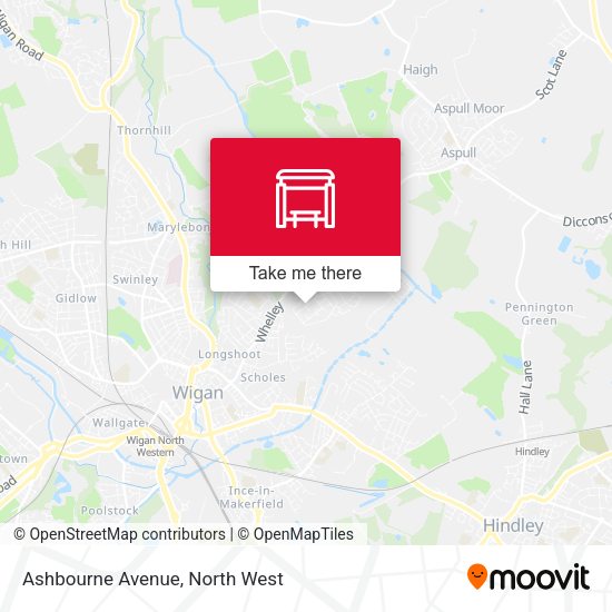 Ashbourne Avenue map