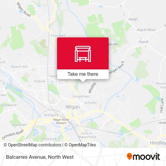 Balcarres Avenue map