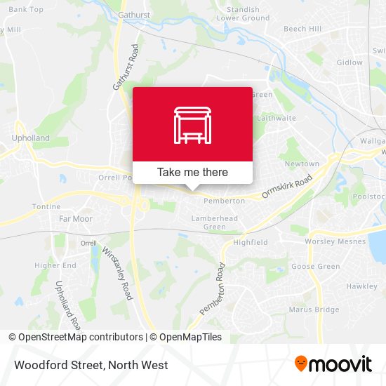 Woodford Street map