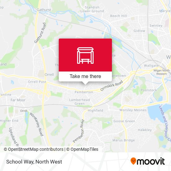 School Way map