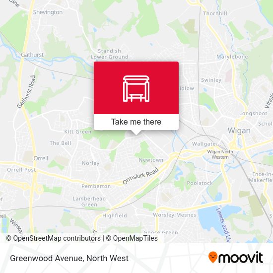 Greenwood Avenue map