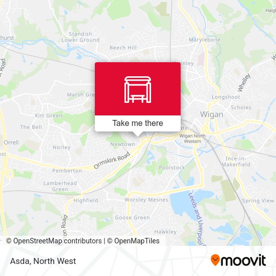 Asda map