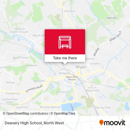 Deanery High School map