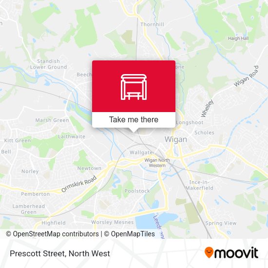 Prescott Street map