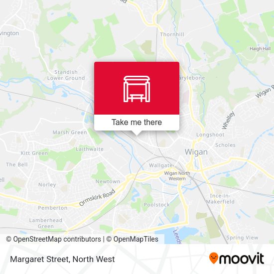 Margaret Street map