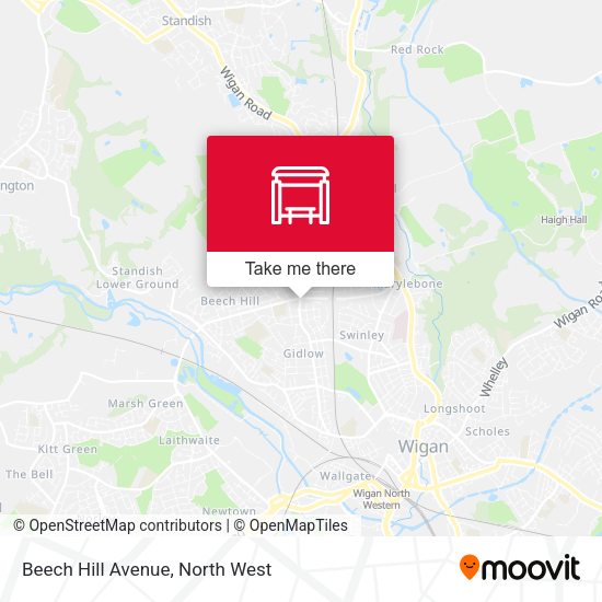 Beech Hill Avenue map