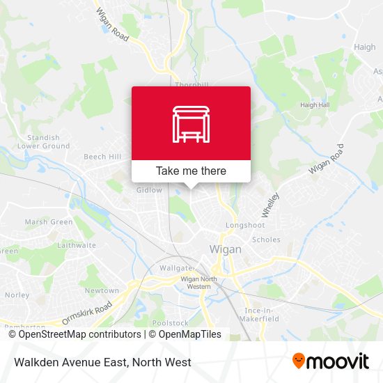 Walkden Avenue East map