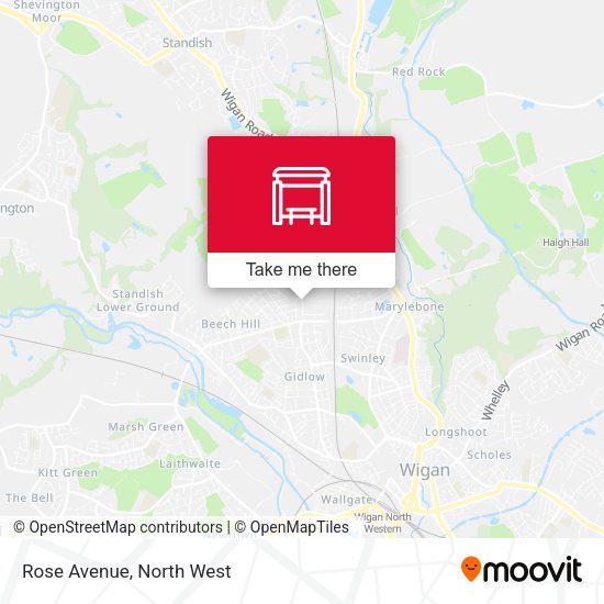 Rose Avenue map