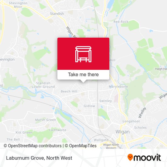 Laburnum Grove map
