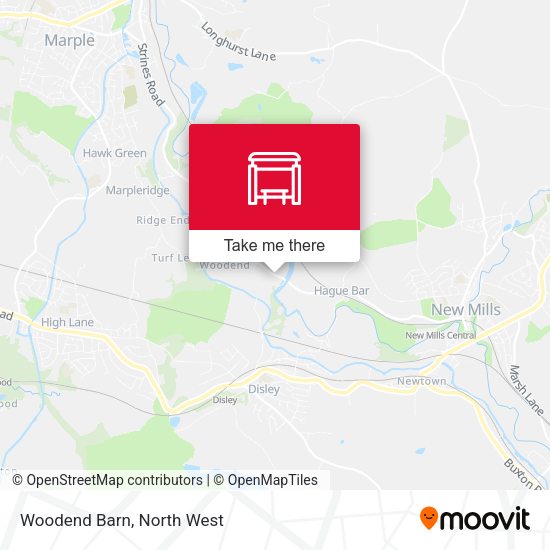 Woodend Barn map