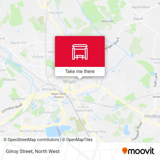 Gilroy Street map