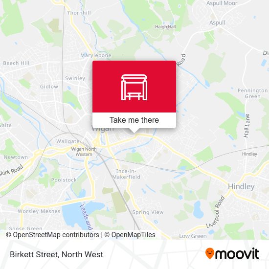 Birkett Street map
