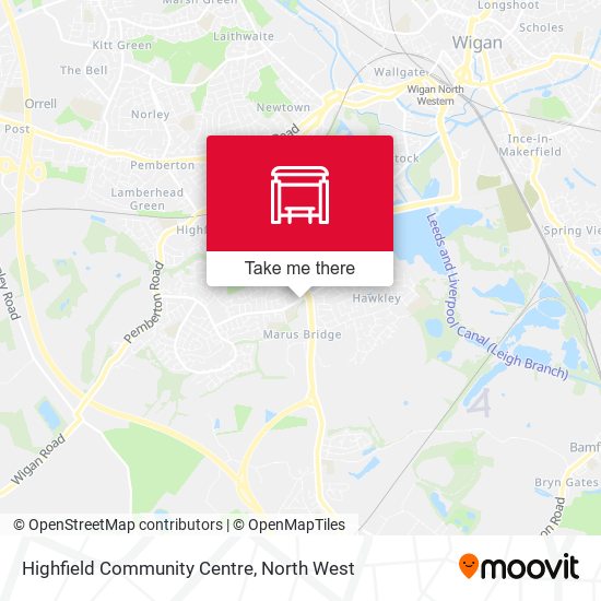 Highfield Community Centre map