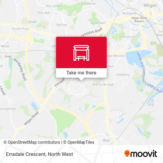 Erradale Crescent map