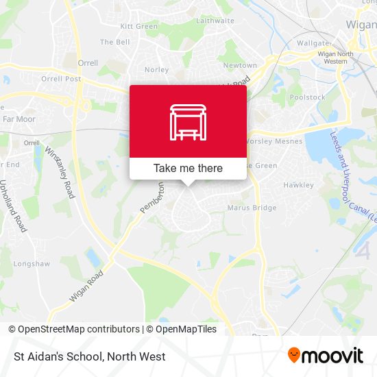 St Aidan's School map