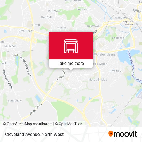 Cleveland Avenue map