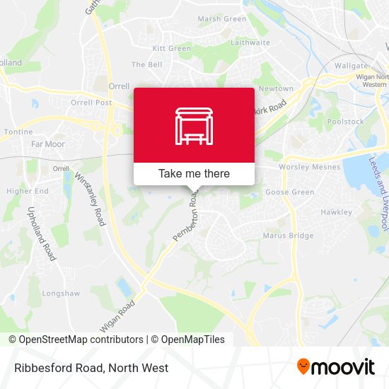 Ribbesford Road map